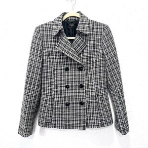 Alex Marie houndstooth  wool-blend peacoat‎ 4